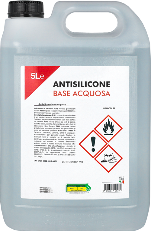 ANTISILICONE BASE ACQUOSA HYDROSIL LT.5