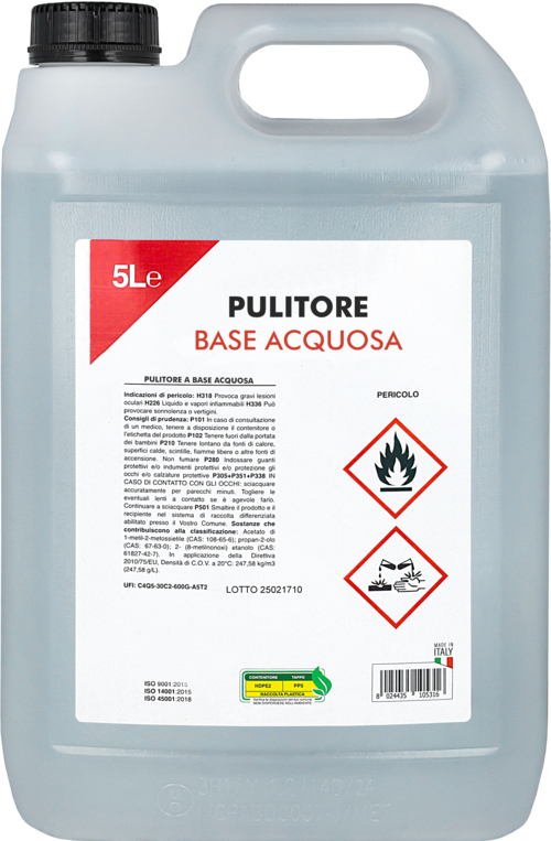 PULITORE A BASE ACQUOSA HYDRO WASH LT.5