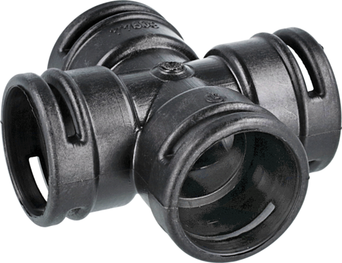 CROSS CONNECTOR FOR RADIATOR HOSES