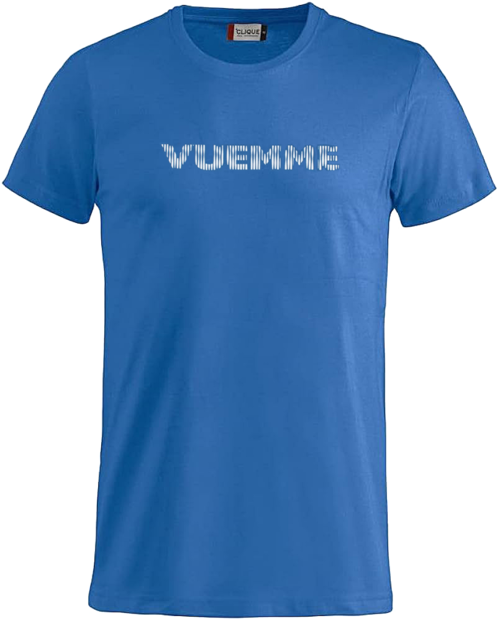 BLUE  T-SHIRT WITH VUEMME LOGO SIZE M