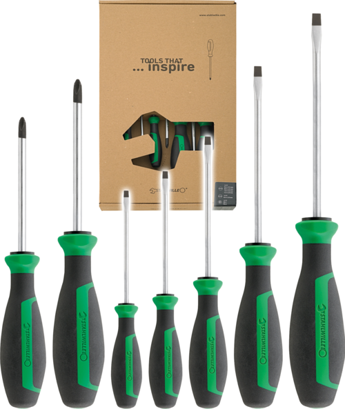 ASSORTIMENTO CACCIAVITI DRALL DA 7 PZ