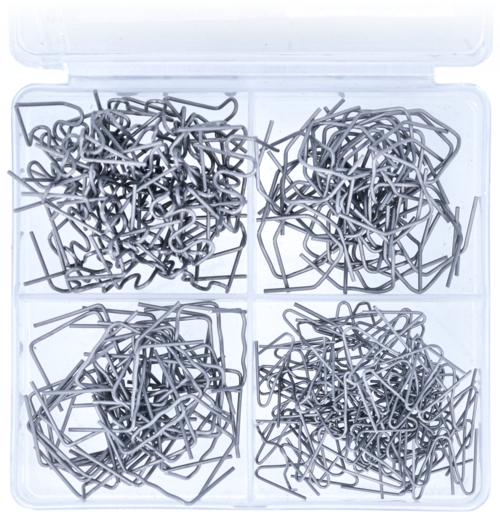 ASS. 200 GRAFFETTE PER SALDATURE PLASTICHE