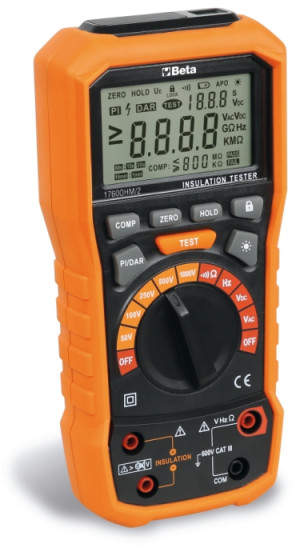 MULTIMETRO MEGAOHMETRO PER TEST ISOLAMENTO