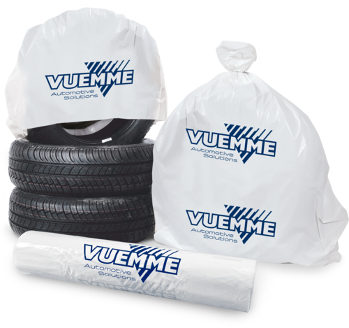 BOBINA 100 SACCHI BIANCHI PER GOMME 70X15X110