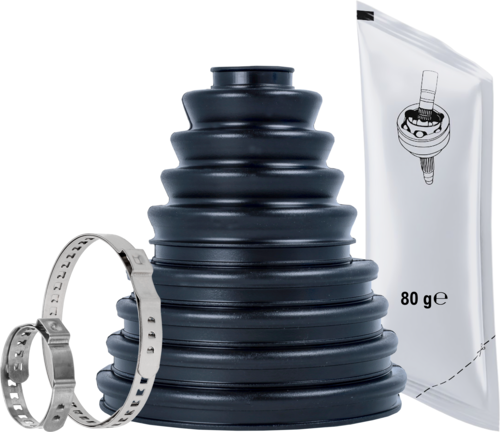 KIT CUFFIA FUORISTRADA,2 FASCETTE,GRASSO OMOCINETI