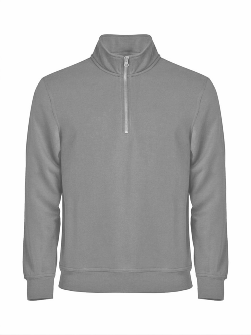 FELPA M/ZIP GRIGIO PERS. TG.S