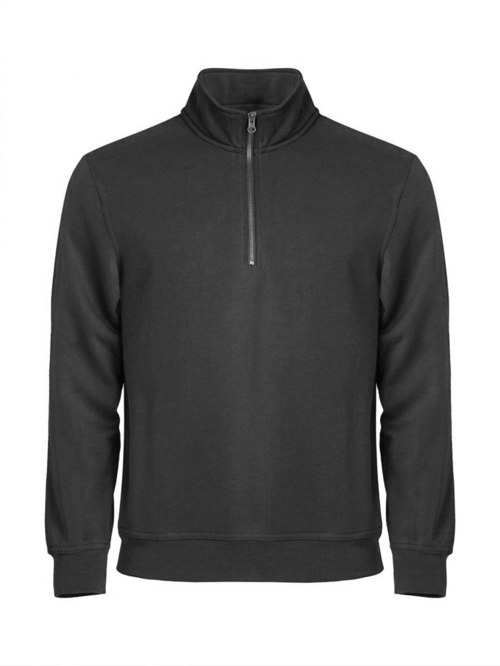 FELPA M/ZIP NERA PERS. TG.S