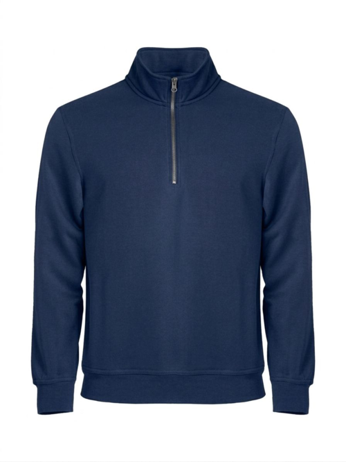 FELPA M/ZIP BLU PERS. TG.S