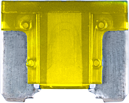 FUSIBILE LOW PROFILE MINI 20  A GIALLO