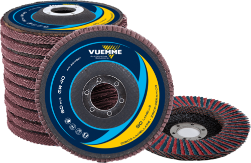 ZIRCO CERAMIC FLAP DISC GR.40 D.115 HOLE 22 MM.