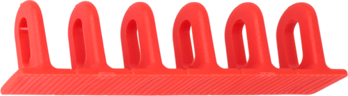 RED FLAT SUCTION CUP IN STRIP